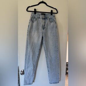 White Fox Boutique Straight Leg Light Wash Jeans